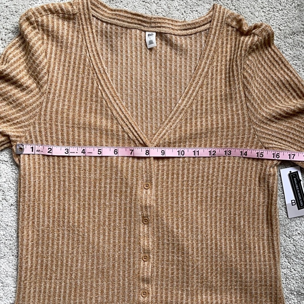 BP Ribbed Button-Up Cardigan - Picture 7 of 9